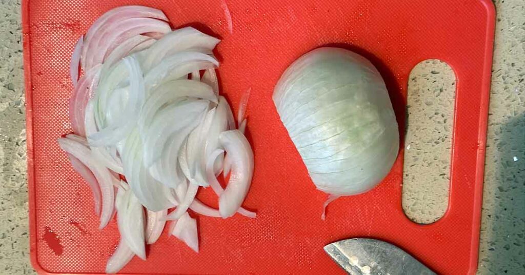 Mexican Chipotle Fajitas. Onion